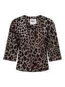 Marynarki i żakiety damskie - ONLY Blezer "Poptrash" w kolorze jasnobrązowo-czarnym - miniaturka - grafika 1