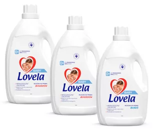 Lovela Baby Mleczko do Prania Kolor 3x2,9l (66 pr) - Środki do prania - miniaturka - grafika 1