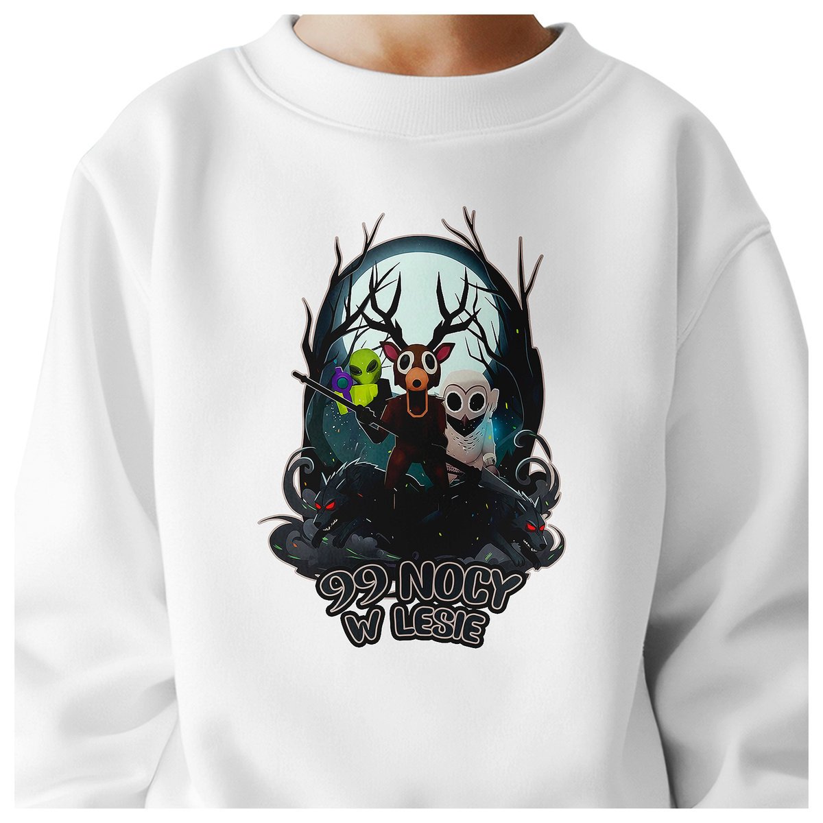 BLUZA DZIECIĘCA 99 NOCY W LESIE ROBLOX DLA CHŁOPCA DZIEWCZYNKI 110-116