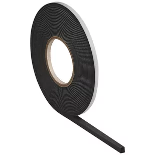 TAŚMA ROZPRĘŻNA USZCZELKA DACHOWA OKIENNA 10/10/12,5mb RAL 9005 - Folie i taśmy malarskie - miniaturka - grafika 1