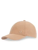 Czapki damskie - Calvin Klein Czapka z daszkiem Corduroy Cotton Cap K60K612894 Brązowy - miniaturka - grafika 1