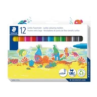 Długopisy - Długopis światłowodowy STAEDTLER Noris Jumbo, zestaw 12 sztuk, detaliczny - miniaturka - grafika 1