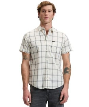 Koszula Lee Ss Button Down 112376584 Ecru XL