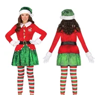 Stroje karnawałowe - Strój Elfka Boże Narodzenie-104 - miniaturka - grafika 1