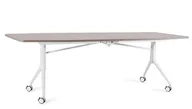 Biurka - Biurko Carl Table - Biały - Stelaż i Blat - 240x100 cm - YZ-14 Beżowy - miniaturka - grafika 1