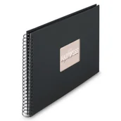 Albumy fotograficzne - Album HAMA Fine Art 9835 Czarne kartki Czarny (50 stron) - miniaturka - grafika 1