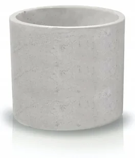 Osłonka betonowa okrągła duża donica 20x20 - Donice - miniaturka - grafika 1
