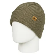Czapki męskie - Męska Czapka zimowa QUIKSILVER ROUTINE BEANIE HDWR EQYHA03299-CRE0 – Zielony - miniaturka - grafika 1