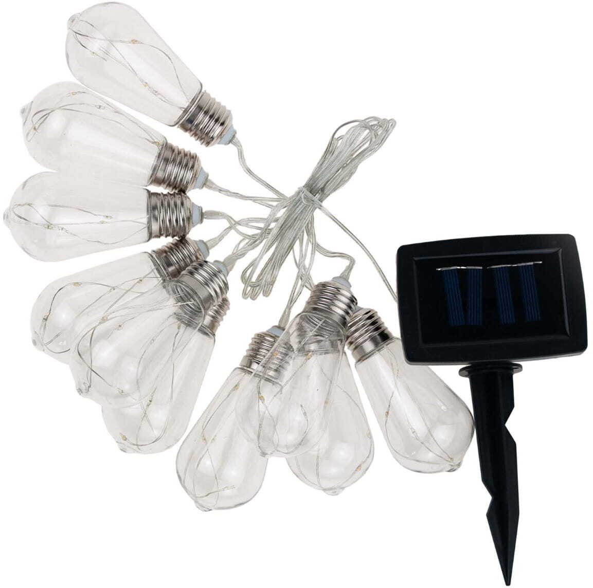 Forester TG60454 SOLARNE LAMPKI OGRODOWE ŻARÓWKI ŁAŃCUCH LED GIRLANDA
