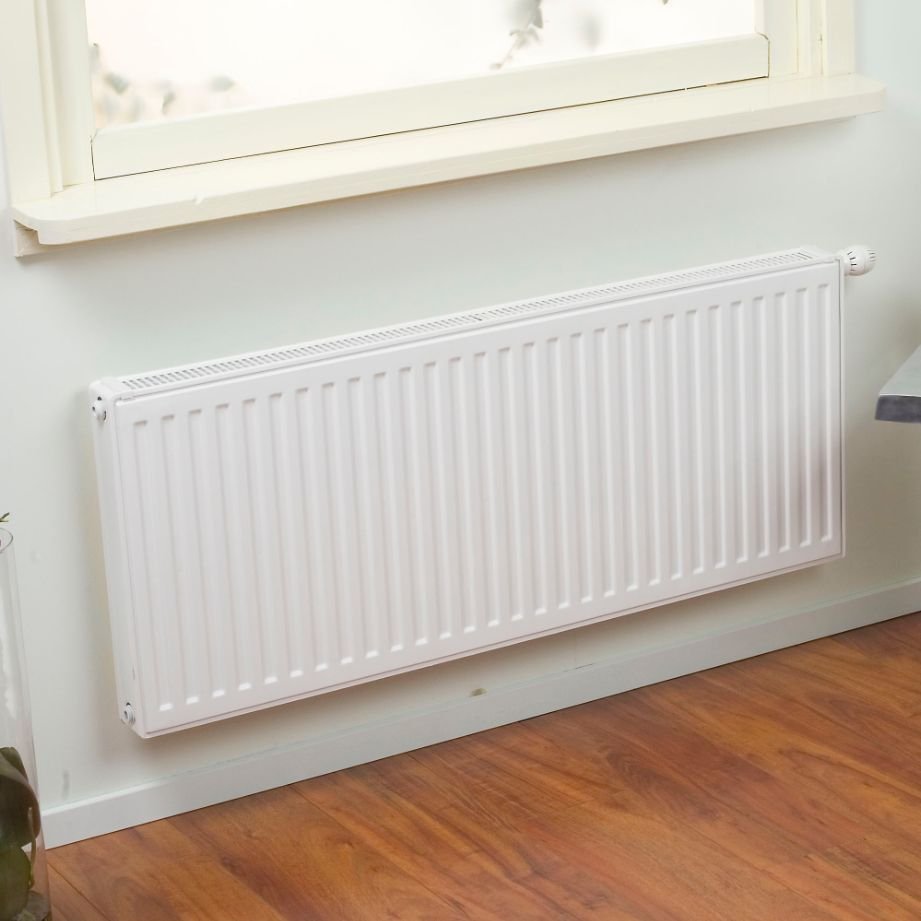 Purmo Thermrad Radiator Super8 Compact 21 1499W, HxB: 700x1000 mm, med 8 anboringer inkl. Bæringer, luftskrue-prop.