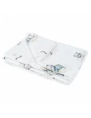 Kołdry i poduszki dla dzieci - Bonjour Cherie Kołderka mała bambusowa 65/75 Misie - miniaturka - grafika 1