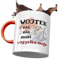 Kubki - Kubek Pomarańczowy dla Wojciecha Wojtka Kolegi z Nadrukiem ze Zdjęciem + Opakowanie na prezent (wzór 03) - miniaturka - grafika 1