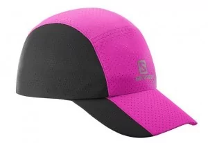 Czapki i chusty sportowe damskie - Salomon CZAPKA XT COMPACT CAP 393978 ROSE VIOLET - grafika 1