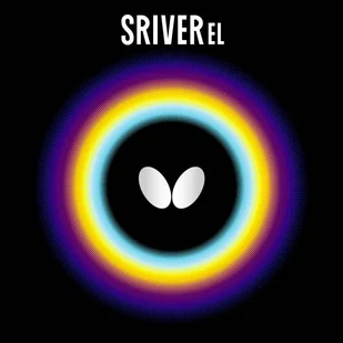 Pokrycie Butterfly  Sriver EL  Czarny, MAX - Tenis stołowy - miniaturka - grafika 1