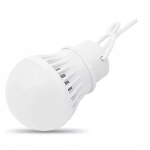 Żarówka LED na USB światło białe 3W kabel 1m 200lm - Gadżety USB - miniaturka - grafika 1