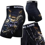 Kimona, stroje i obuwie - Krótkie Spodenki Treningowe Męskie Ground Game Vale Tudo Oni Samurai R. M - miniaturka - grafika 1