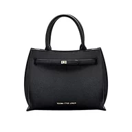 Torebki damskie - VICTORIA HYDE Torebka damska duża skóra PU Shopper damska torebka czarna elegancka torba na ramię, czarny, 30 cm x 24 cm x 13 cm, formalny - miniaturka - grafika 1