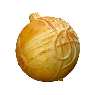 Czekoladowa bombka na choinkę ręcznie malowana M.Pelczar Chocolatier 35g - Bombonierki i czekoladki - miniaturka - grafika 1