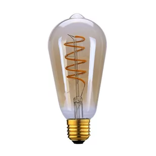 Żarówka LED 6W Spiral Amber E27 2200K 3S DIMM 757-ST64-3DM-SR-AMB Italux - Żarówki LED - miniaturka - grafika 1