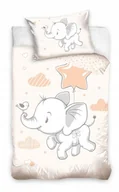 Pościel dla dzieci - POŚCIEL bawełniana SŁOŃ 160x200 cm - miniaturka - grafika 1