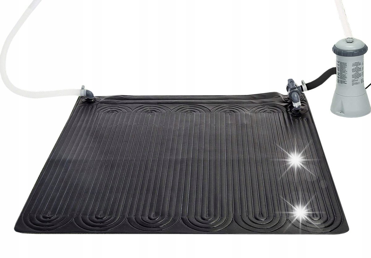 MATA SOLARNA POD BASEN PODKŁADKA GRZEJĄCA DO BASENU INTEX 120x120cm DUŻA