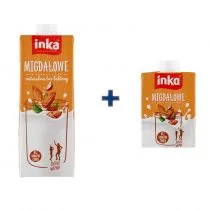 Inka Napój migdałowy z wapniem Zestaw 1000 ml + 500 ml