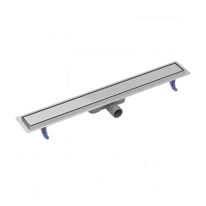 CERSANIT S907-010 ODPłYW LINIOWY Z RUSZTEM DWUSTRONNYM TAKO 80 CHROM - Odpływy liniowe - miniaturka - grafika 1