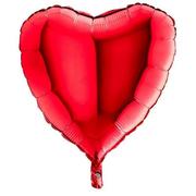 Balony i akcesoria - Balon Foliowy - Czerwone Serce 46 cm, Grabo - miniaturka - grafika 1