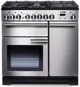 Kuchenki gazowo-elektryczne - Kuchnia FALCON Professional Deluxe 90 Stal nierdzewna chrom - miniaturka - grafika 1