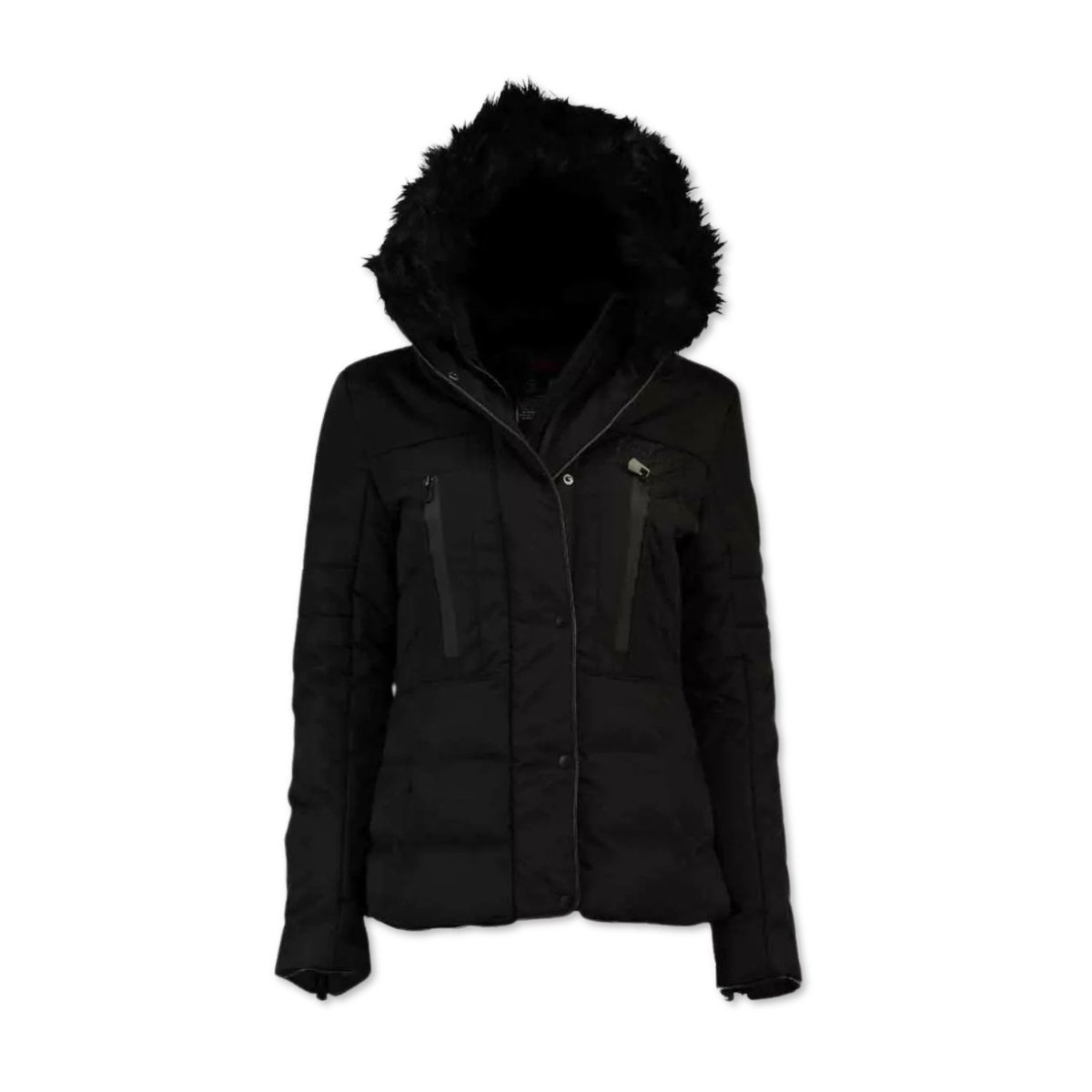 Kurtka damska Ushuaia Demeter pikowana zimowa czarna-S