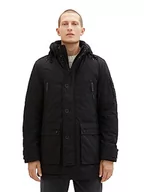 Kurtki męskie - TOM TAILOR parka męska, 2999 - Black, XXL - miniaturka - grafika 1