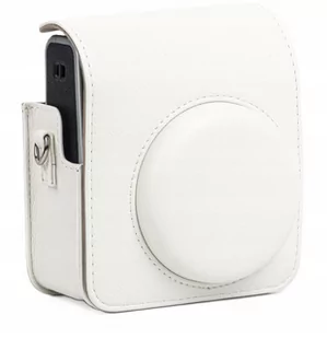 Futerał Etui Pokrowiec Case Osłona Do Fujifilm Fuji Instax Mini 40 / Biały - Paski, szelki, uprzęże foto - miniaturka - grafika 1