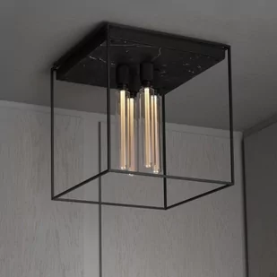 Lampa sufitowa Caged Ceiling 4.0 Czarny Marmur - Lampy sufitowe - miniaturka - grafika 1