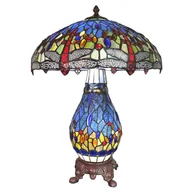 Lampy stojące - Clayre & Eef Stołowa Lampa Tiffany Duża Clayre & Eef 5LL-6186 - miniaturka - grafika 1