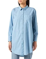 Bluzki damskie - TOM TAILOR Damski Bluzka 1036968, 30198 - Blue White Thin Stripe, 40 - miniaturka - grafika 1