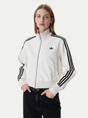 Bluzy damskie - adidas Bluza Firebird KD2892 Beżowy Regular Fit - miniaturka - grafika 1