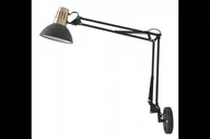 Lampy ścienne - Oprawa ścienna ARTEMIA+ z włącznikiem 1x E27, czarny, średnica 16,5cm, materiał metal - miniaturka - grafika 1