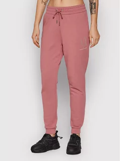 Spodnie sportowe damskie - Armani Exchange Spodnie dresowe 8NYPDX YJ68Z 1493 Różowy Regular Fit - grafika 1