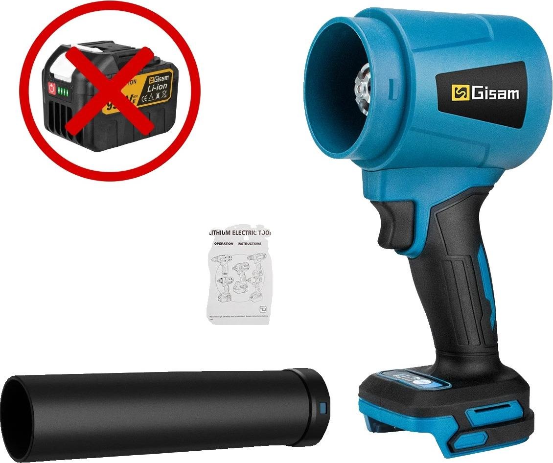 Elektryczna dmuchawa turbo, silnik bezszczotkowy, duża prędkość wiatru, bez akumulatora, bez gniazdka