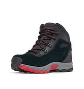 Buty dla chłopców - Columbia Młodzież unisex Newton Ridge Amped, czarny, czerwony (Mountain Red), 7, Czarna Góra Czerwony - miniaturka - grafika 1