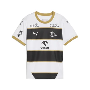 Młodzieżowa koszulka domowa THW Kiel 24/25 CL PUMA White Black - Odzież sportowa dziecięca - miniaturka - grafika 1