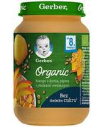 Desery dla dzieci - GERBER ORGANIC DESEREK MANGO Z DYNIĄ, PIGWĄ 190G - miniaturka - grafika 1