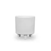 Donice - Osłonka ceramiczna Piso 1 J1500 16 cm biała - miniaturka - grafika 1