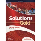 Książki do nauki języka angielskiego - Davies Tim Falla i Paul A. Solutions Gold Pre- Intermediate SB OXFORD - miniaturka - grafika 1