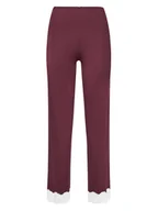 Piżamy damskie - United Colors Of Benetton Spodnie piżamowe 3Z123F04A Bordowy Regular Fit - miniaturka - grafika 1