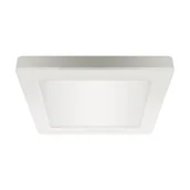 Lampy sufitowe - Ledowy plafon nowoczesny Olga 18W do sypialni biały - miniaturka - grafika 1