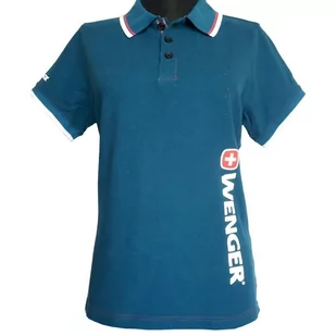 Koszulka polo Wenger Swiss Army Knife 100% Cotton Pique Blue (9.075.023) - Odzież taktyczna i umundurowanie - miniaturka - grafika 1