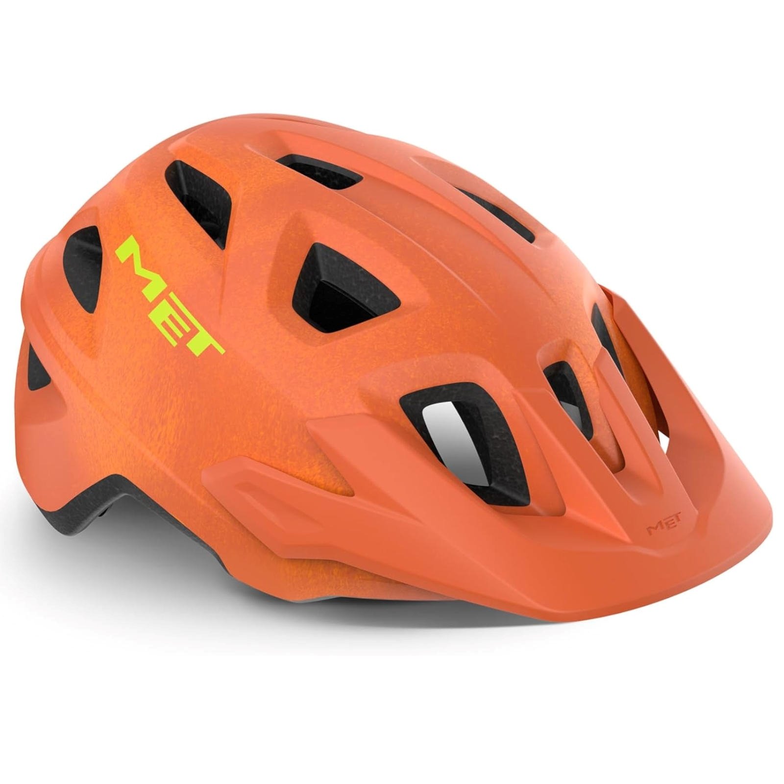 Dziecięcy kask rowerowy MET Eldar, pomarańczowy matowy