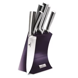 ZESTAW NOŻY BERLINGER HAUS BH-2671 PURPLE ECLIPSE W STOJAKU - Noże kuchenne - miniaturka - grafika 1