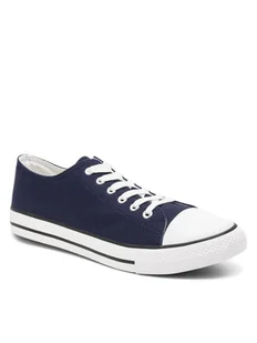 Lanetti Trampki MSS20503-01A Granatowy - Trampki męskie - miniaturka - grafika 1